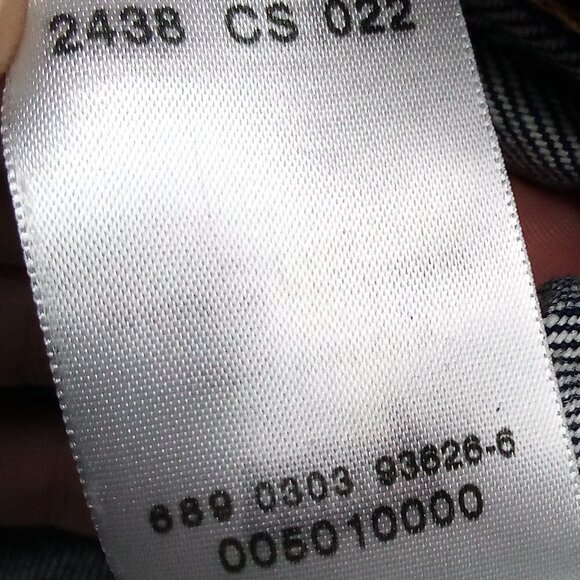 Vintage Levi's 501 Preshrunk Button Fly Denim Blue Jeans 36x33 - Picture 5 of 7